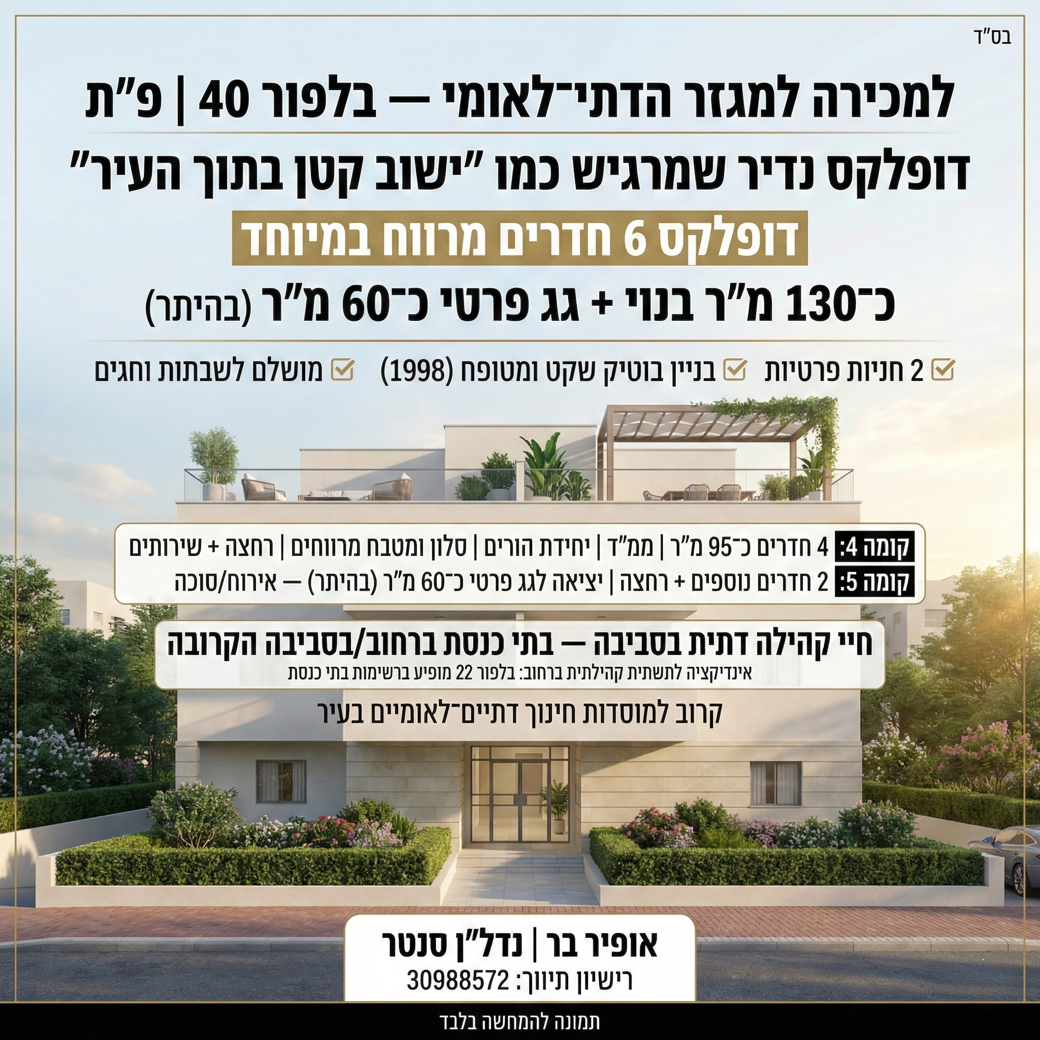 בלפור 40, פתח תקווה